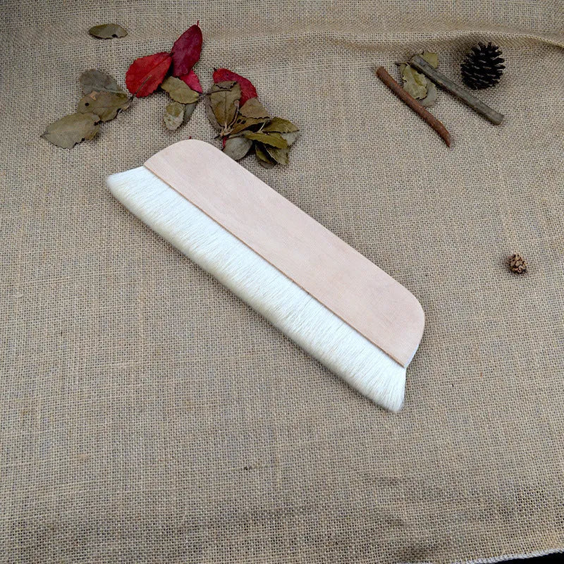 Wool art mounting brush for paint paste board shading in multiple sizes