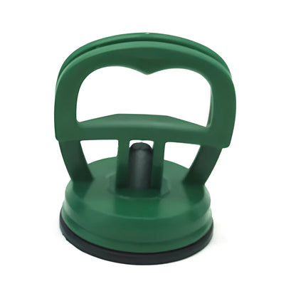 Black car dent repair sucker tool, 5.5x5.5x6.5cm plastic with silicone seal for 10kg pull on panels