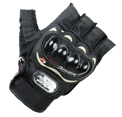 Motorcycle riding gloves in various colors, offering protection and style for Kiwi adventurers.