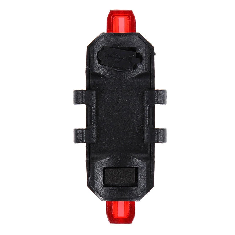 High brightness LED bike taillight with rechargeable battery and waterproof design