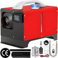 24V diesel parking air heater all-in-one machine with aluminium alloy single-hole build and voice remote control