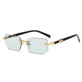Frameless water drop sunglasses in transparent colour for driving and outdoor sports
