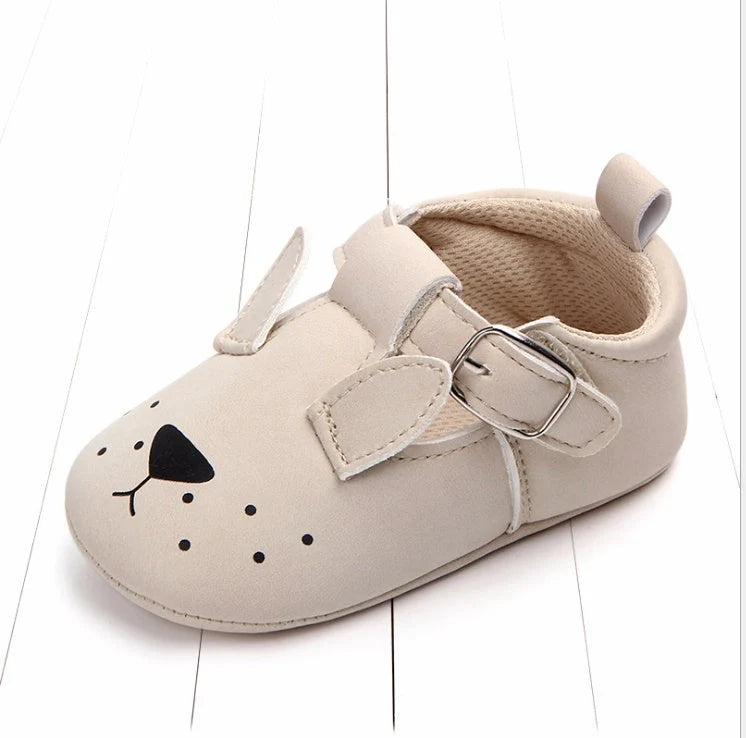 Cartoon animal baby shoes with non-slip soft bottom for spring and autumn wear
