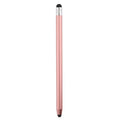 WK128 metal capacitive stylus pen in multiple colours with dual silicone tips for touchscreen drawing