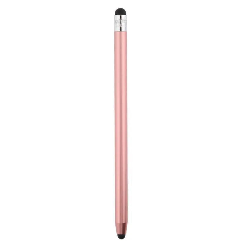 WK128 metal capacitive stylus pen in multiple colours with dual silicone tips for touchscreen drawing