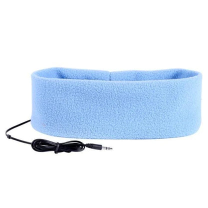 Cozy sleep headphones with soft headband and built-in speakers for comfortable, noise-free listening while sleeping