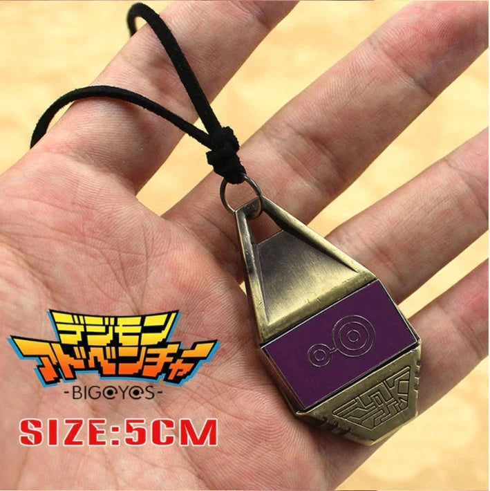 Adjustable magnetic pendant necklace with durable nylon rope and sleek metal pendant