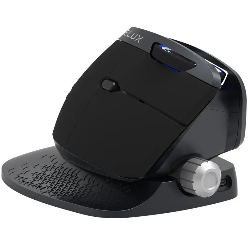 M618X wireless Bluetooth gaming mouse in black with vertical ergonomic shape and six buttons