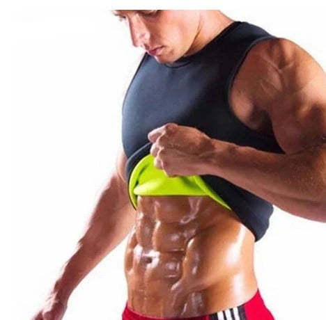 Men's Sports Vest Rubber Corset in various colors and sizes for body shaping and support