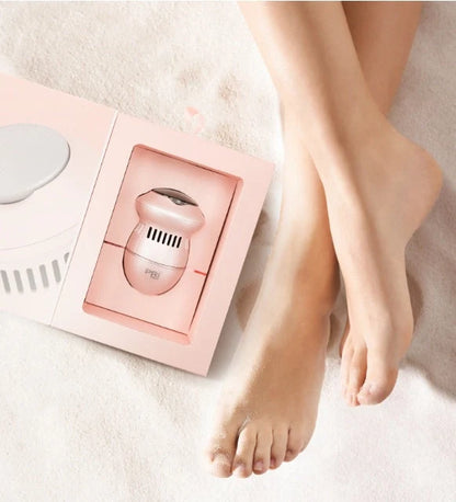 USB rechargeable electric foot file with diamond grinders for smooth feet