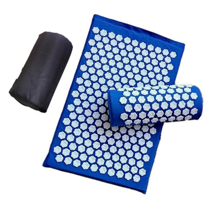 Lotus Acupressure Massage Set with pillow and mat for stress relief