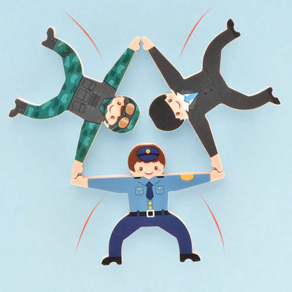 Stacked high block toys for children, made from durable ABS plastic