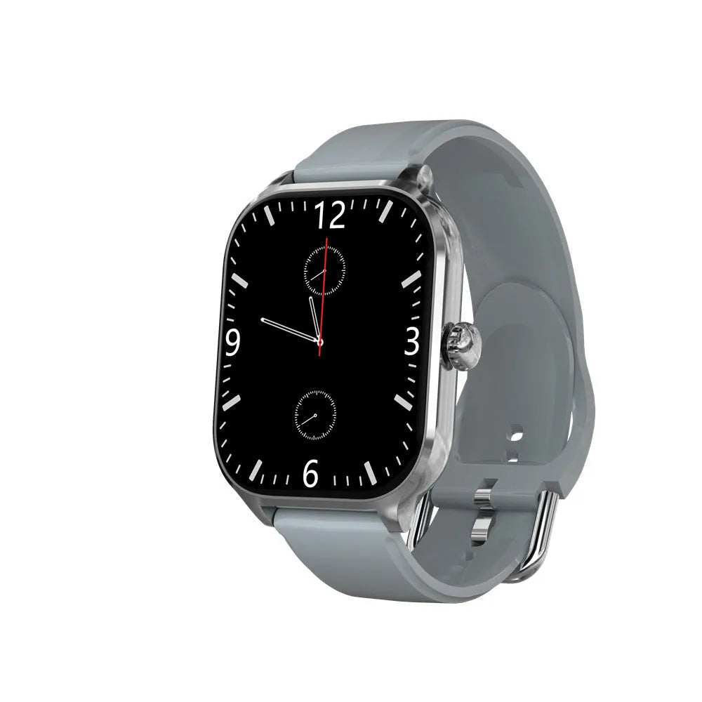 H9 smartwatch with Bluetooth calling, 2.01 inch TFT screen, silicone strap, black casing, health monitoring features