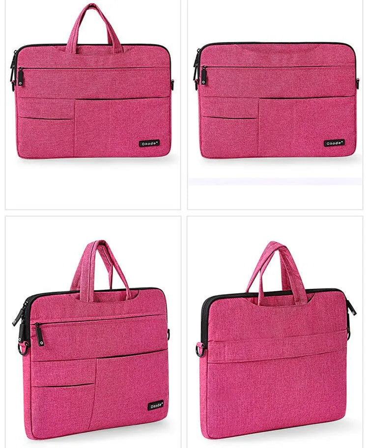 Okade super thin waterproof shockproof laptop shoulder bag in blue for 13 inch MacBook Pro