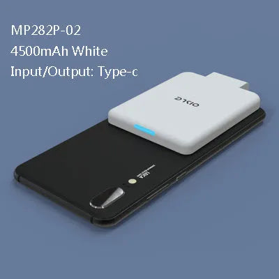 MP282P 4500mAh back clip battery pack in black white blue pink and red colour options
