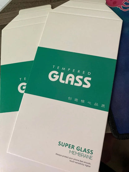 Tempered glass screen protector for iPhone models with high clarity and scratch resistance