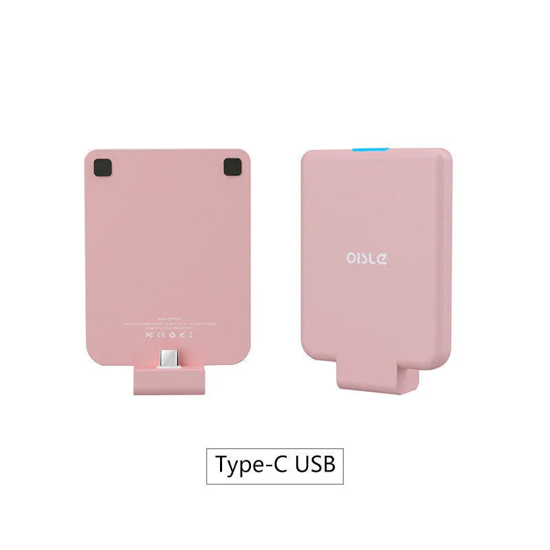 MP282P 4500mAh back clip battery pack in black white blue pink and red colour options