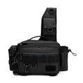 Large-capacity lure multifunctional fishing bag in polyester, solid colour, for outdoor sports and fishing
