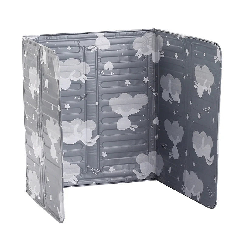 Foldable aluminium oil splatter screen for gas stoves