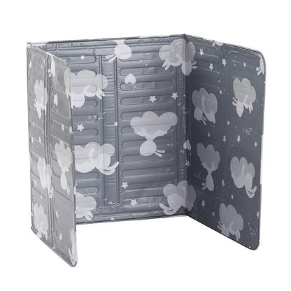 Foldable aluminium oil splatter screen for gas stoves