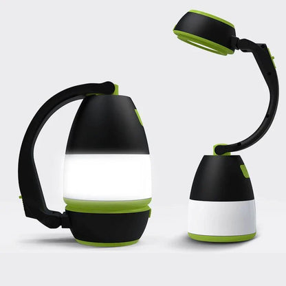 3-in-1 Multifunctional LED Table Lamp in black green, red, and blue options