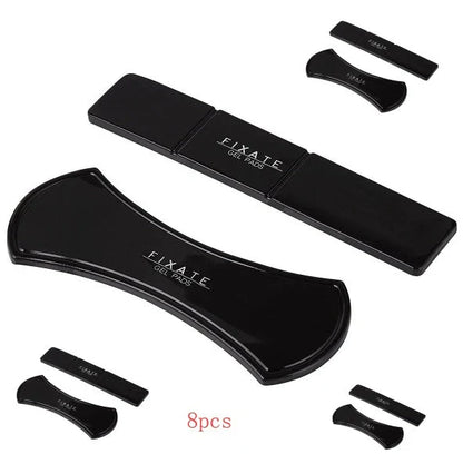 Black nano multifunctional gel pads for mounting phones and tablets