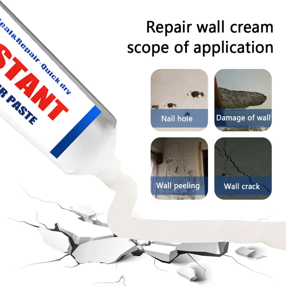 Tube of 150g home wall repair cream water-based sealant for cracks and holes