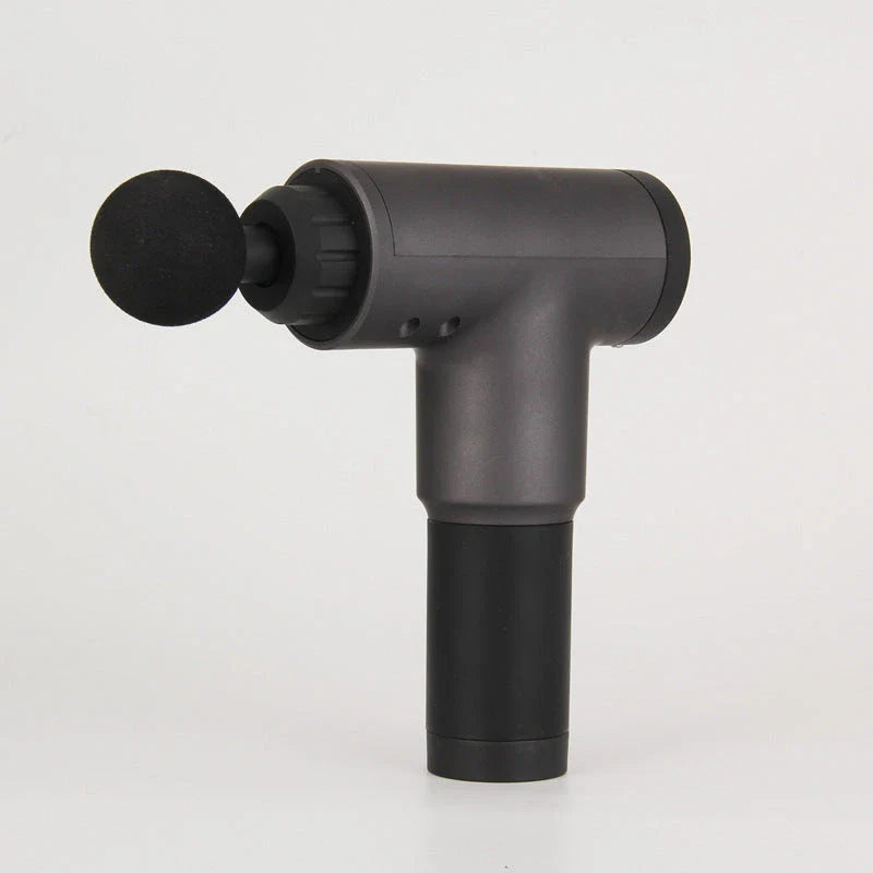 Household Electric Fascia Gun with multiple massage heads for muscle relief