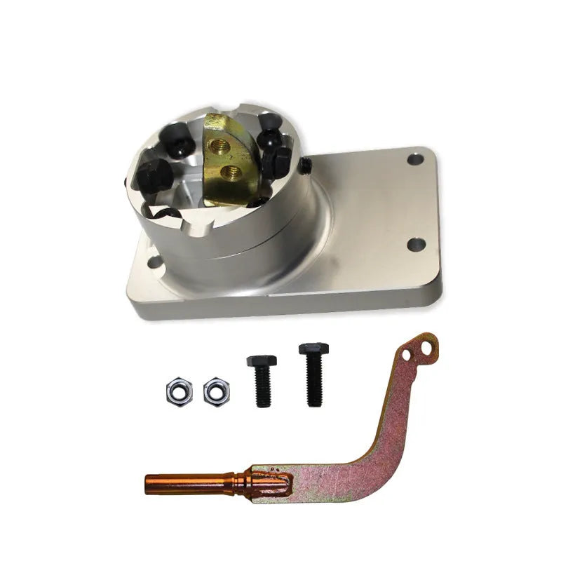 Silver aluminium alloy quick short rod shift lever for Horton vehicle models