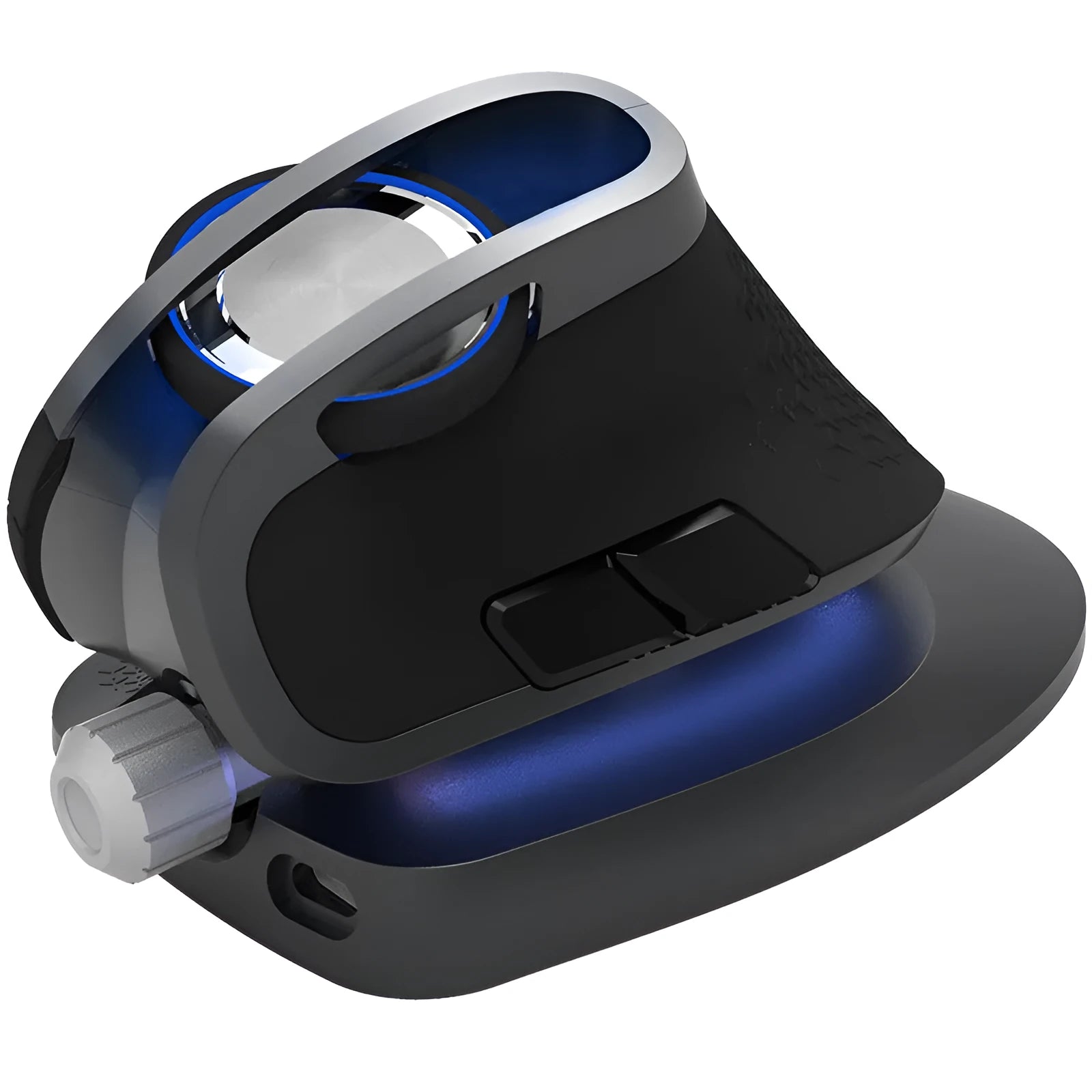 M618X wireless Bluetooth gaming mouse in black with vertical ergonomic shape and six buttons