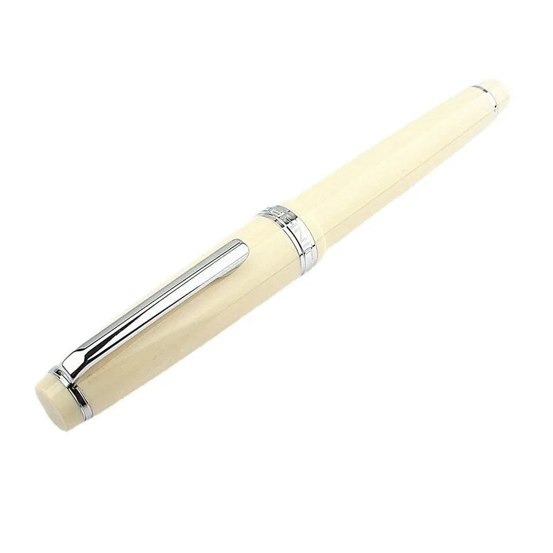 Resin business pen with stainless steel writing tip in various colour options with gold or silver clip