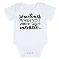 White baby jumpsuit romper with elasticated fit for infants and toddlers, sizes S to 3XL