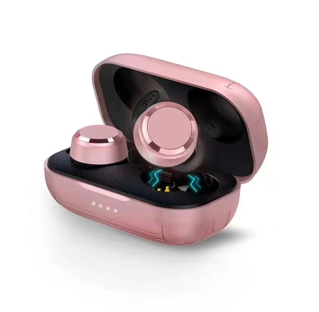 T280 TWS binaural Bluetooth headset in mini e-sports style, available in black, red, blue, pink colours