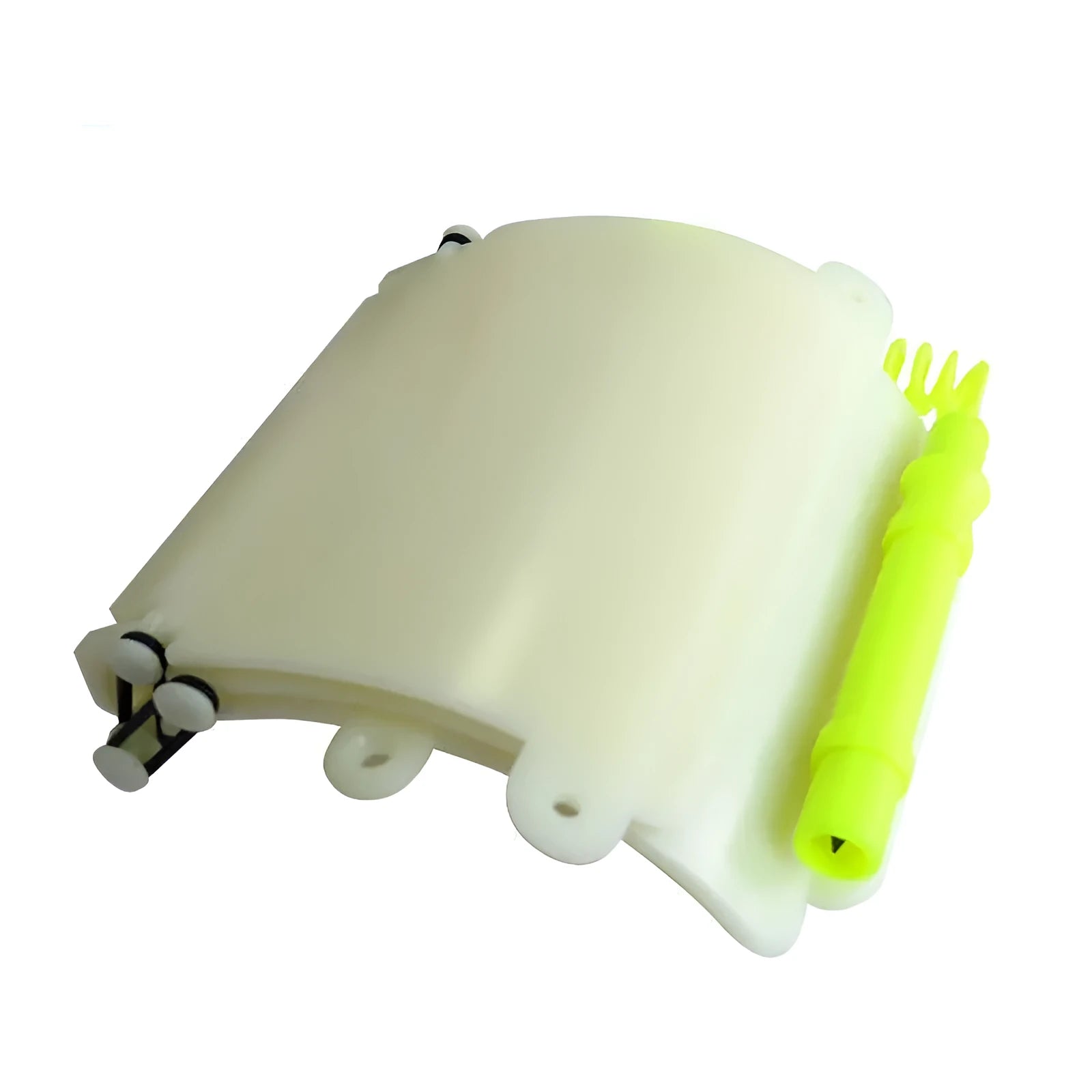 White luminous underwater handwriting wristboard with pencil and spare O-ring for scuba diving