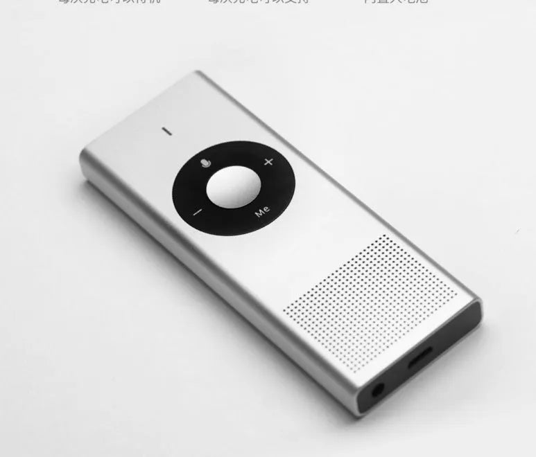 Xiaomi AI Translator portable voice translation device in deep grey supporting 14 languages