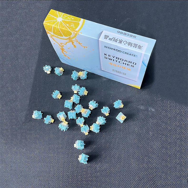 36 sea salt lemon PRO mute mechanical keyboard switch shafts for universal keyboard models