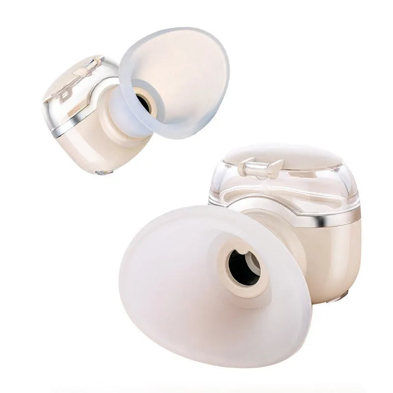Milky white rechargeable eye moisturising instrument with hot and cold double compress on a desk