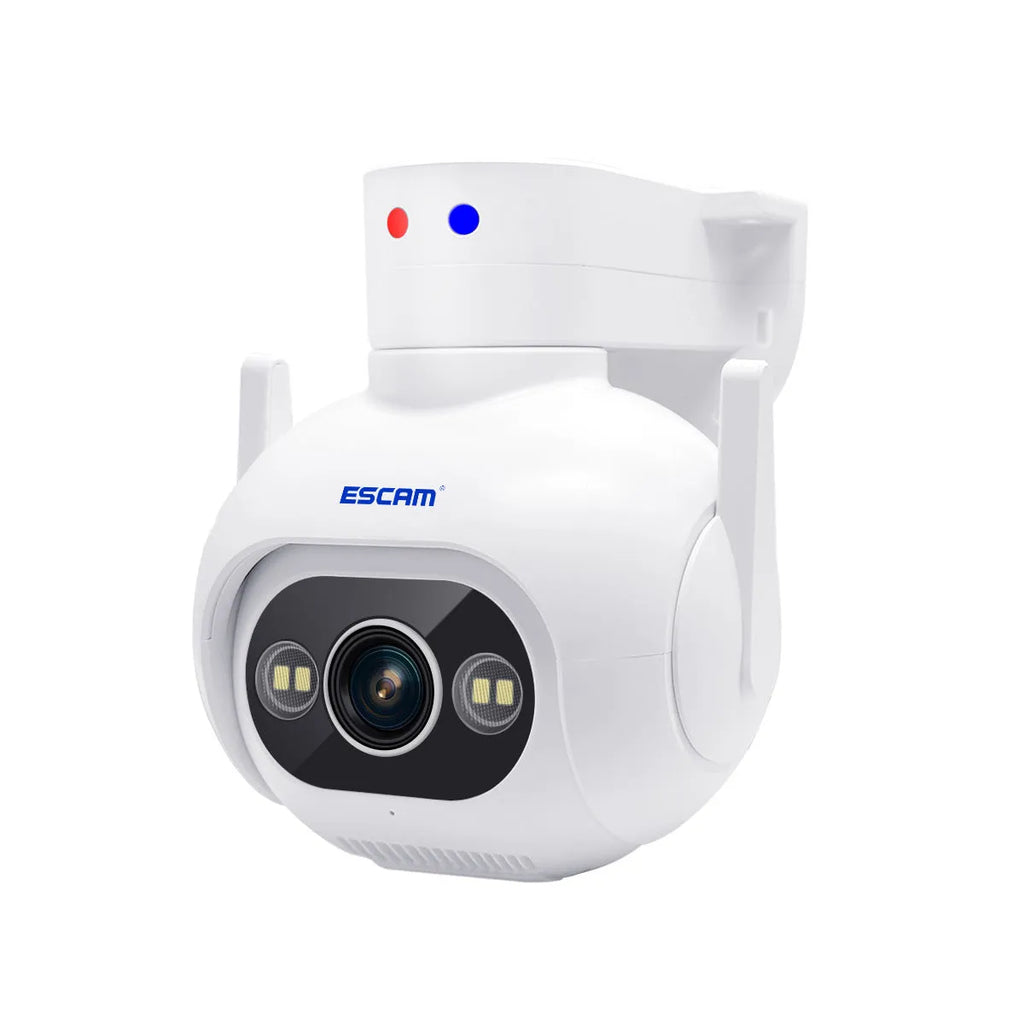Smart colour night vision 4MP outdoor security camera with wall mount bracket