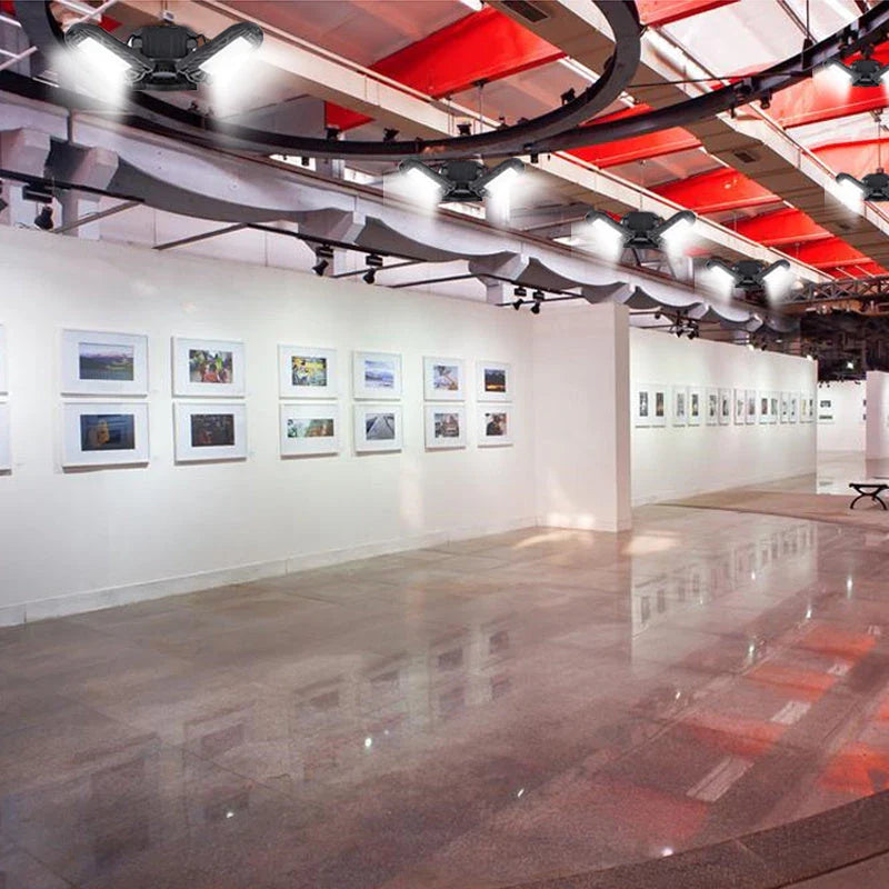 Adjustable 60W UFO LED high bay light with aluminum body for industrial and home lighting