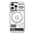 Three-in-one mirror phone case for Apple iPhone, transparent TPU back cover with painted mirror finish