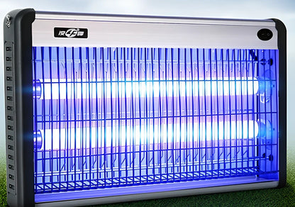 20W electric mosquito killing lamp with UV tube and collection tray for indoor fly control, 15cm height