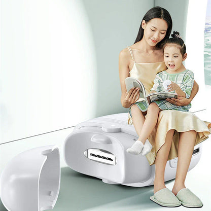 Cordless electric nail trimmer with built-in LED light for safe, efficient nail grooming