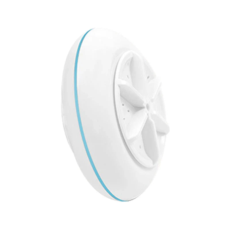 Mini portable ultrasonic washing machine with USB power for travel and small spaces