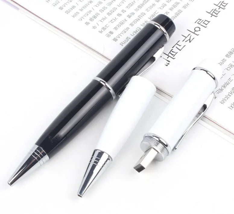 Multi-function U disk pen metal pen laser pointer USB 3.0 flash drive 16GB black