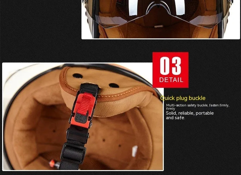 Scrambling motorcycle electric bicycle half helmet in ABS engineering plastic