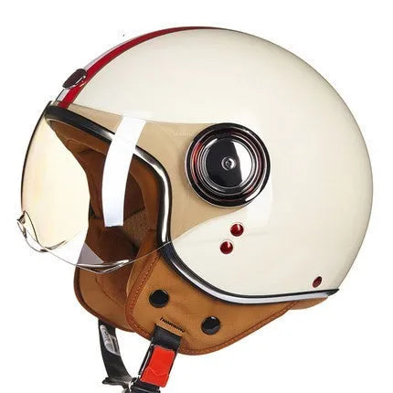 Scrambling motorcycle electric bicycle half helmet in ABS engineering plastic