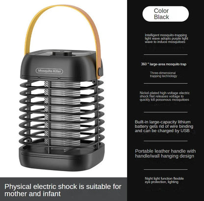Rubik's Cube Mosquito Killer Lamp in yellow and black, featuring electric shock and lightwave technology