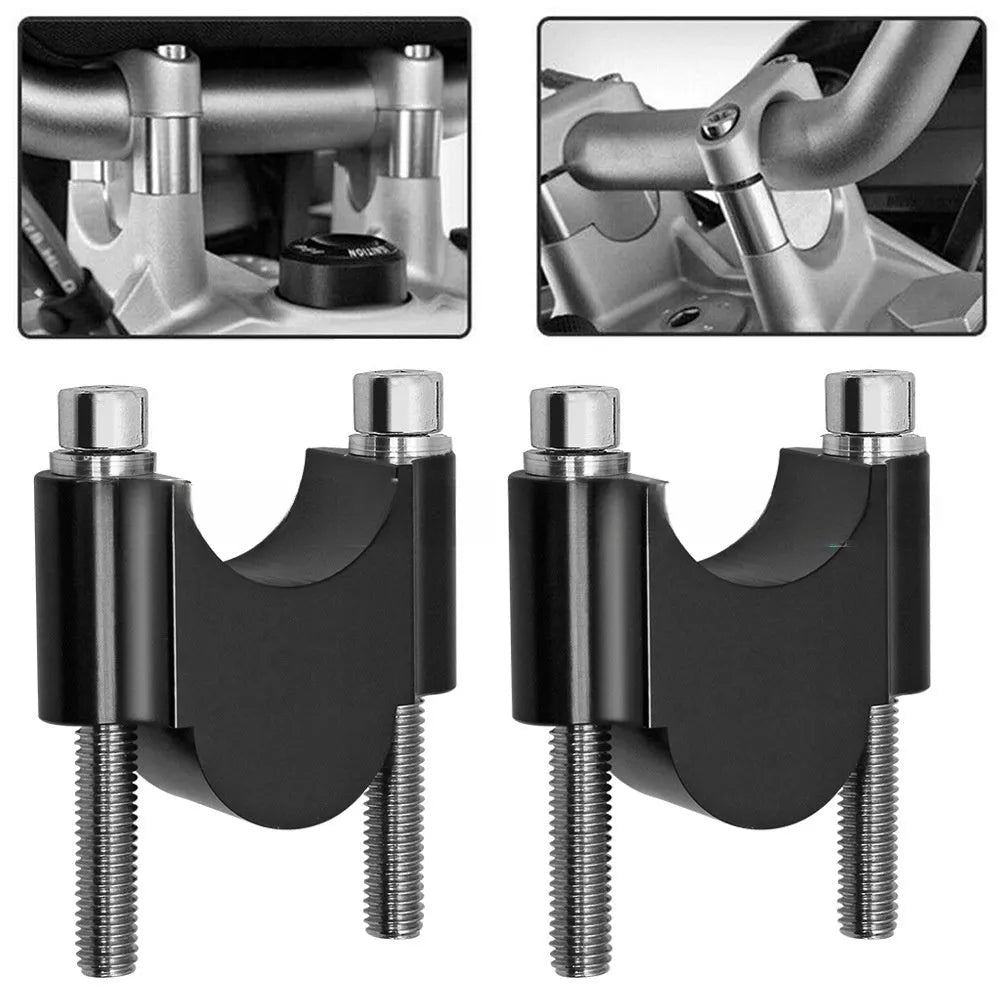 Motorcycle lifting code made from CNC aluminium alloy, available in black or silver, 22mm or 28mm diameter