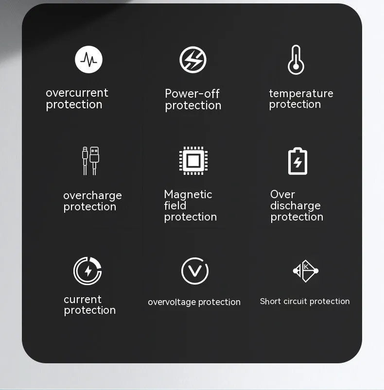 PD66W Fast Charge 20000 MA Power Bank in black and white colour options