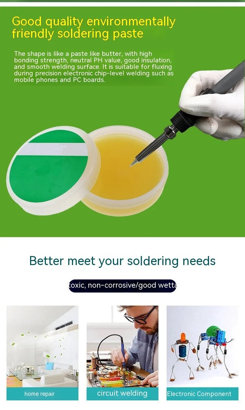 High purity rosin soldering flux block for electric soldering iron in 50g or 85g size
